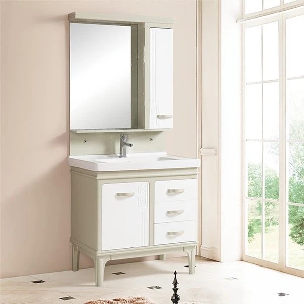 Dulap cu oglindă de baie din pvc